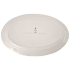 Homesteada™ Vintage Lace 20-inch Stoneware Oval Serving Tray Platter, White