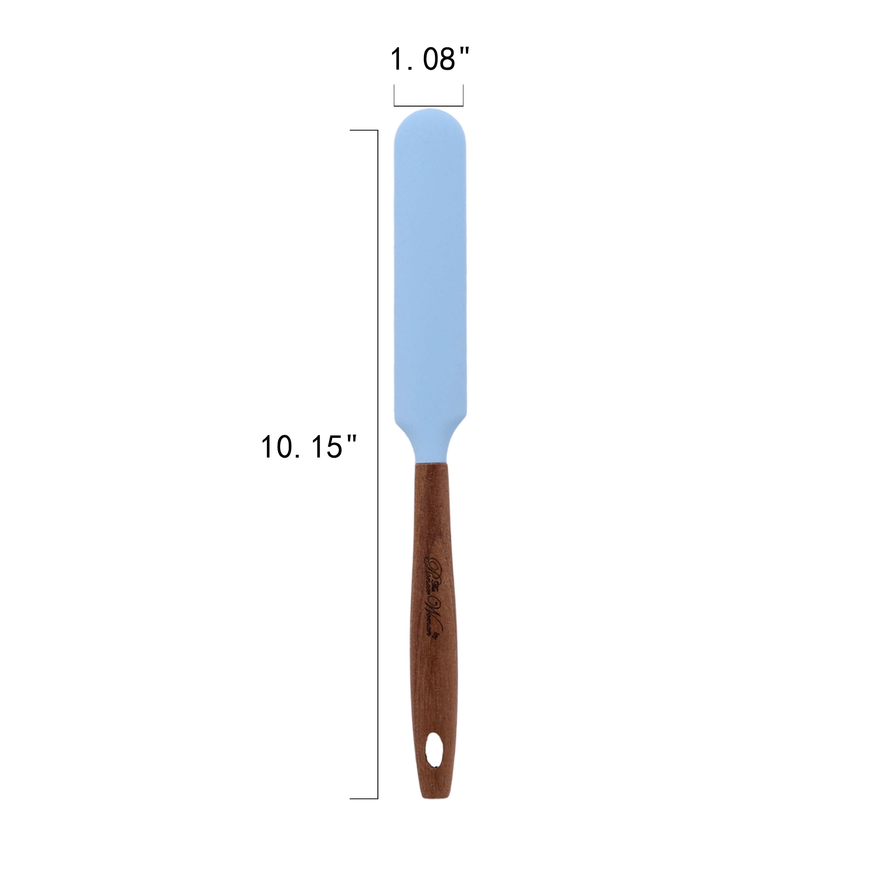 Homesteada™ 10-Piece Silicone and Acacia Wood Handle Cooking Utensils Set, Blue