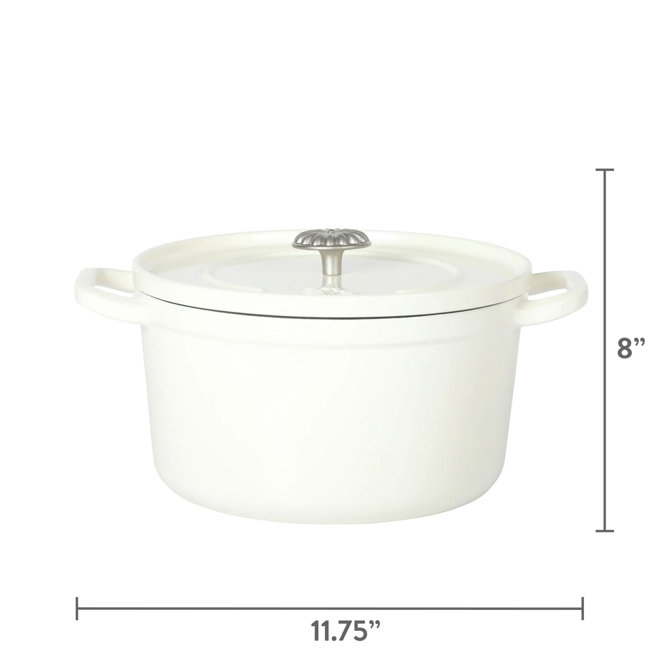 Homesteada™ 5-Quart Enameled Cast Iron Dutch Oven with Lid, Linen