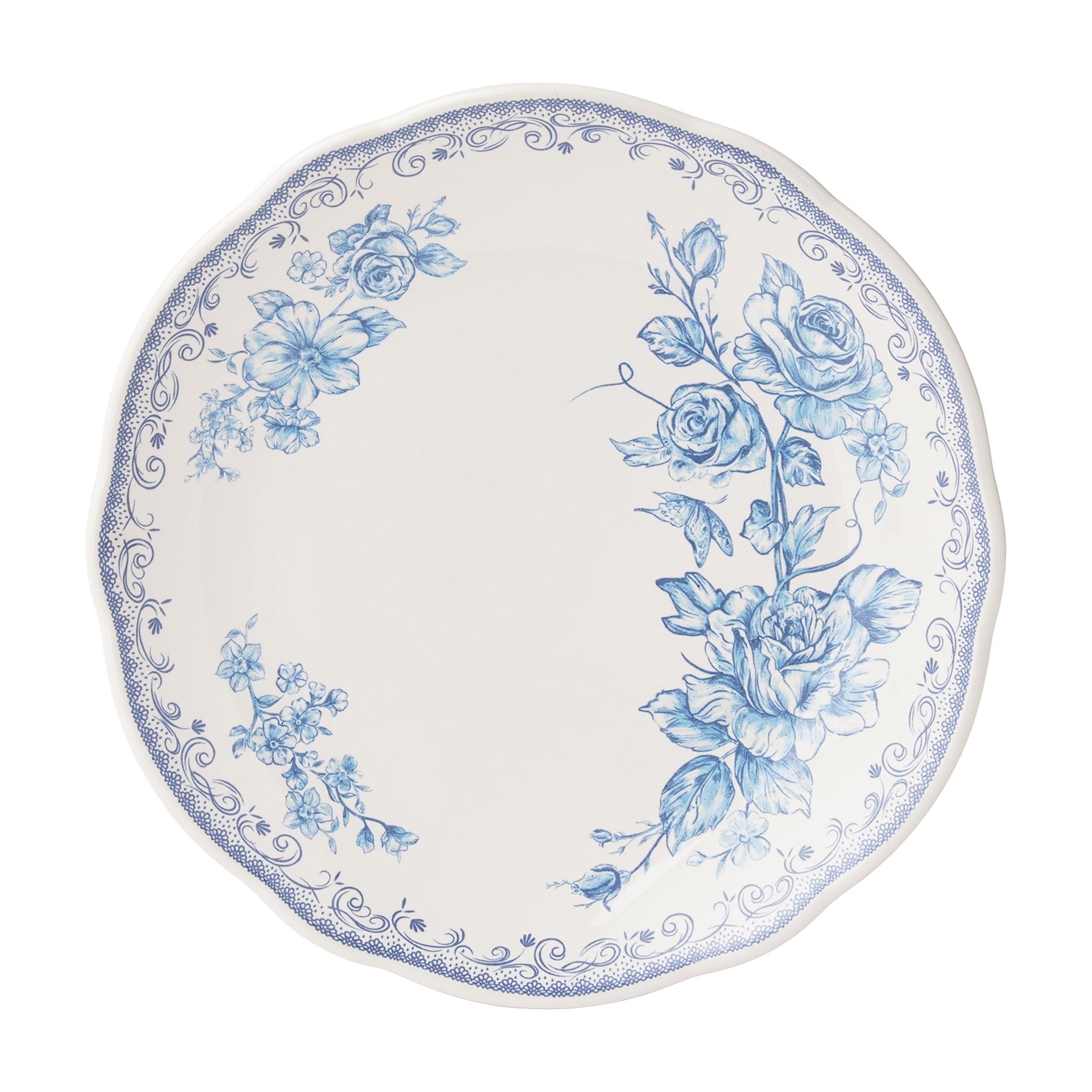 Homesteada™ Agatha 12-Piece Stoneware Dinnerware Set, Blue