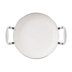 Homesteada™ Harlow 12" Ceramic Non-Stick Everyday Pan with Lid, Denim Blue