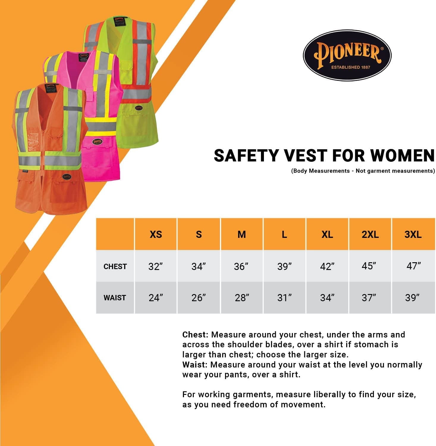 Homesteada™ Heritage Country Women's Custom Fit Hi-Vis Mesh Back Safety Vest - Color: Pink - Size: XL