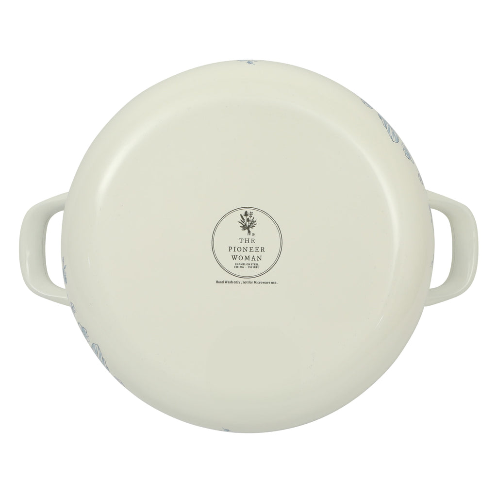 Homesteada™ Agatha Enamel-on-Steel 6-Quart Dutch Oven, Blue