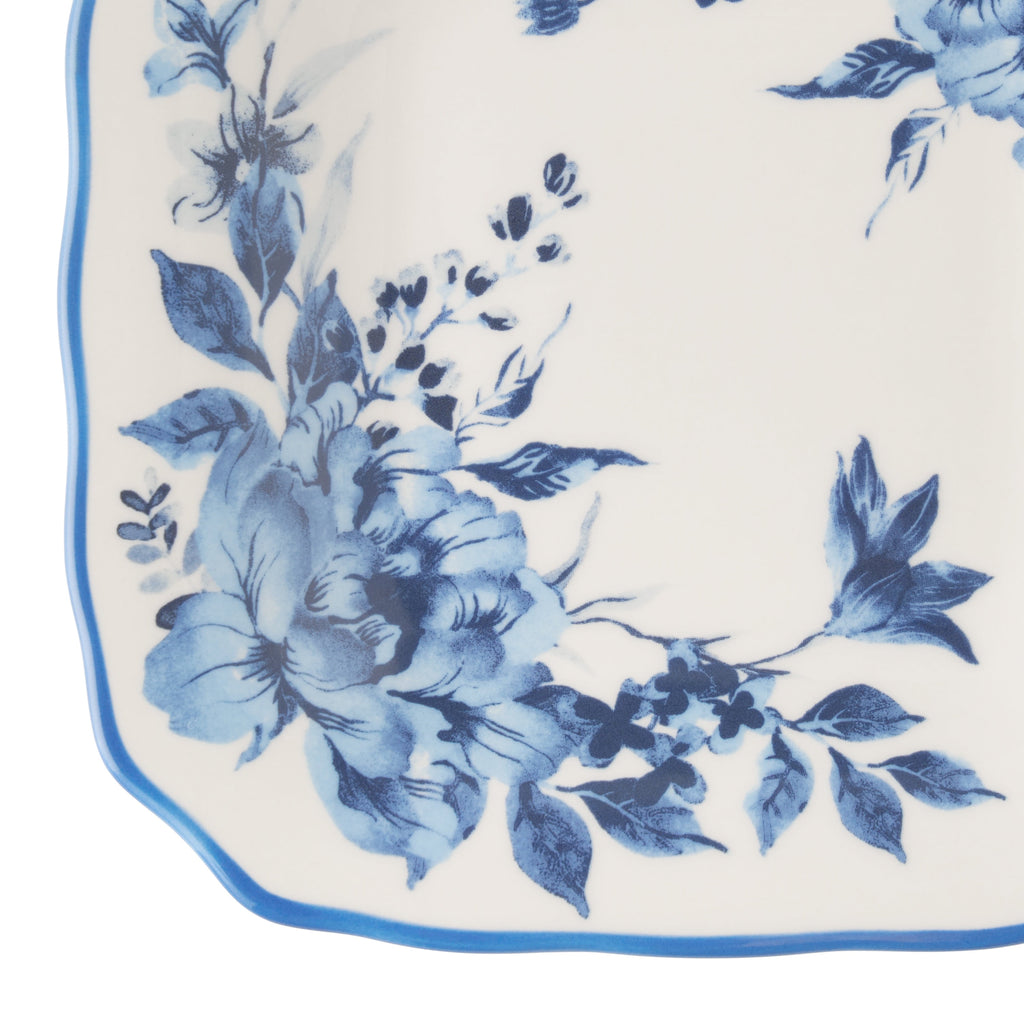 Homesteada™ Delilah Stoneware Appetizer Plates, Blue, Set of 6