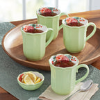 Homesteada™ Painted Meadow 16-Ounce Ceramic Mugs, Set of 4