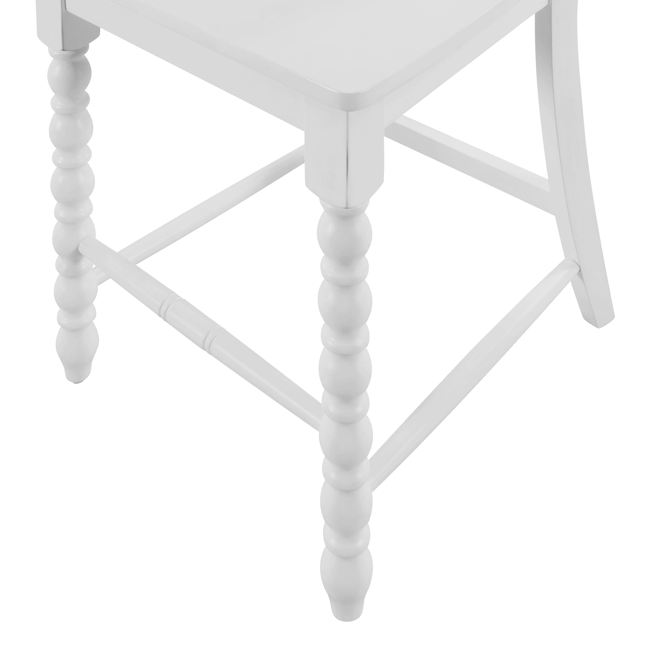 Homesteada™ Harper Counter-height Wood Stools, 2 Pack, White