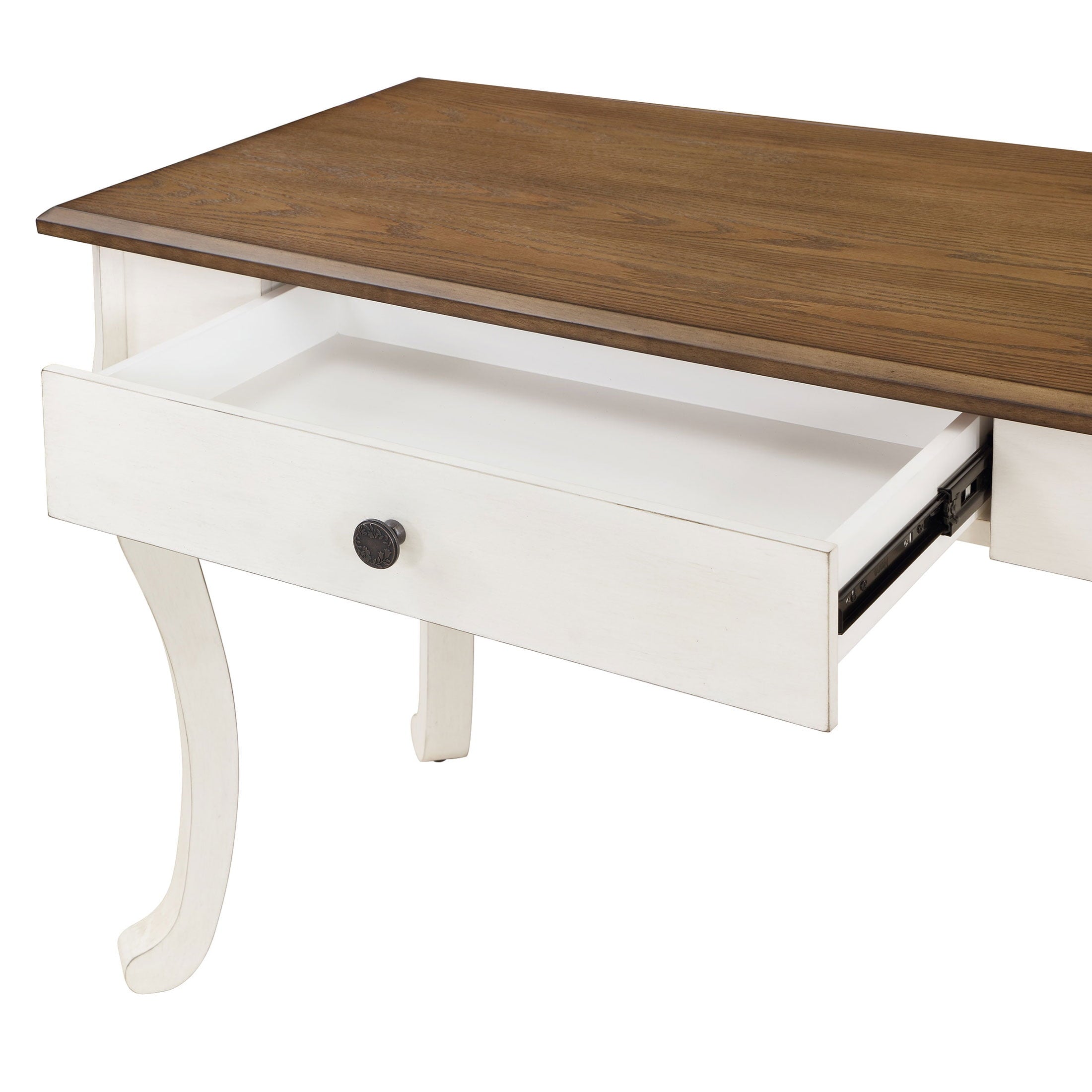 Homesteada™ Vanity Set and Stool with Tri-Fold Mirror and Made With Solid Wood Frame, White