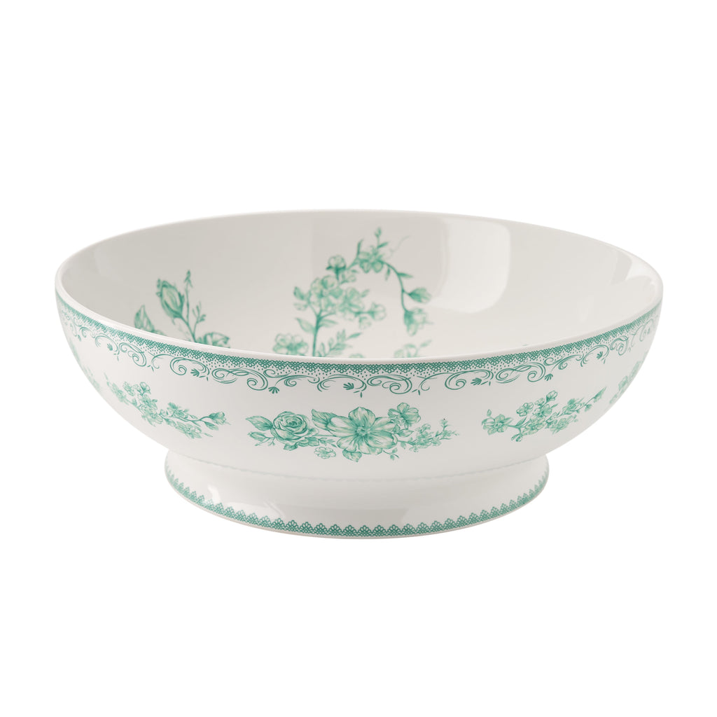 Homesteada™ Agatha Stoneware 11-inch Serving Bowl, Green