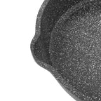 Homesteada™ Prairie Signature 2-Piece Cast Aluminum 10" & 12" Fry Pan Set, Charcoal Speckle