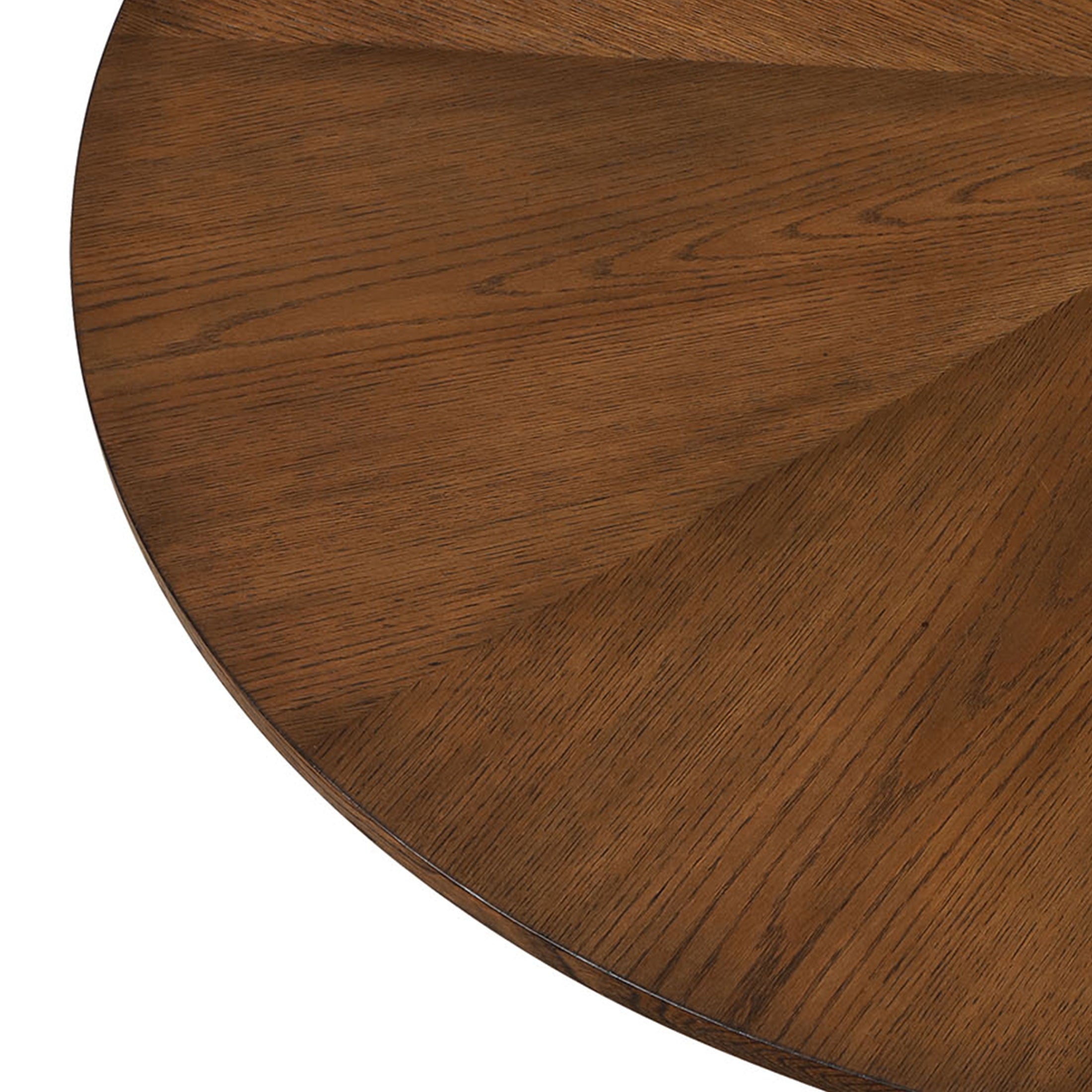 Homesteada™ Callie Round Dining Table, Heirloom Brown Finish