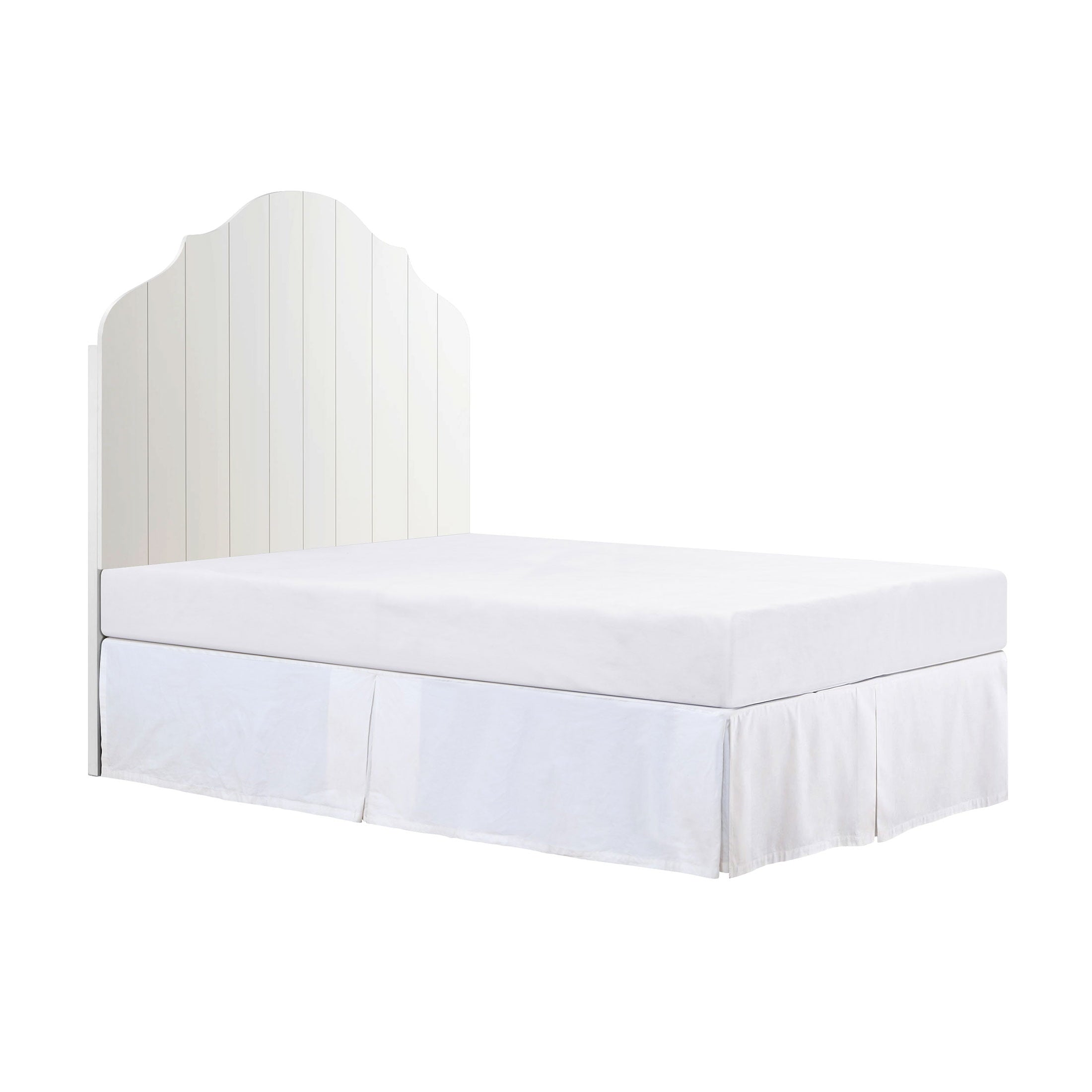 Homesteada™ Queen Headboard Made With Solid Wood Frame, White