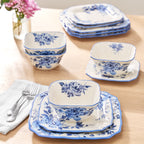 Homesteada™ Delilah 12-Piece Stoneware Dinnerware Set, Blue