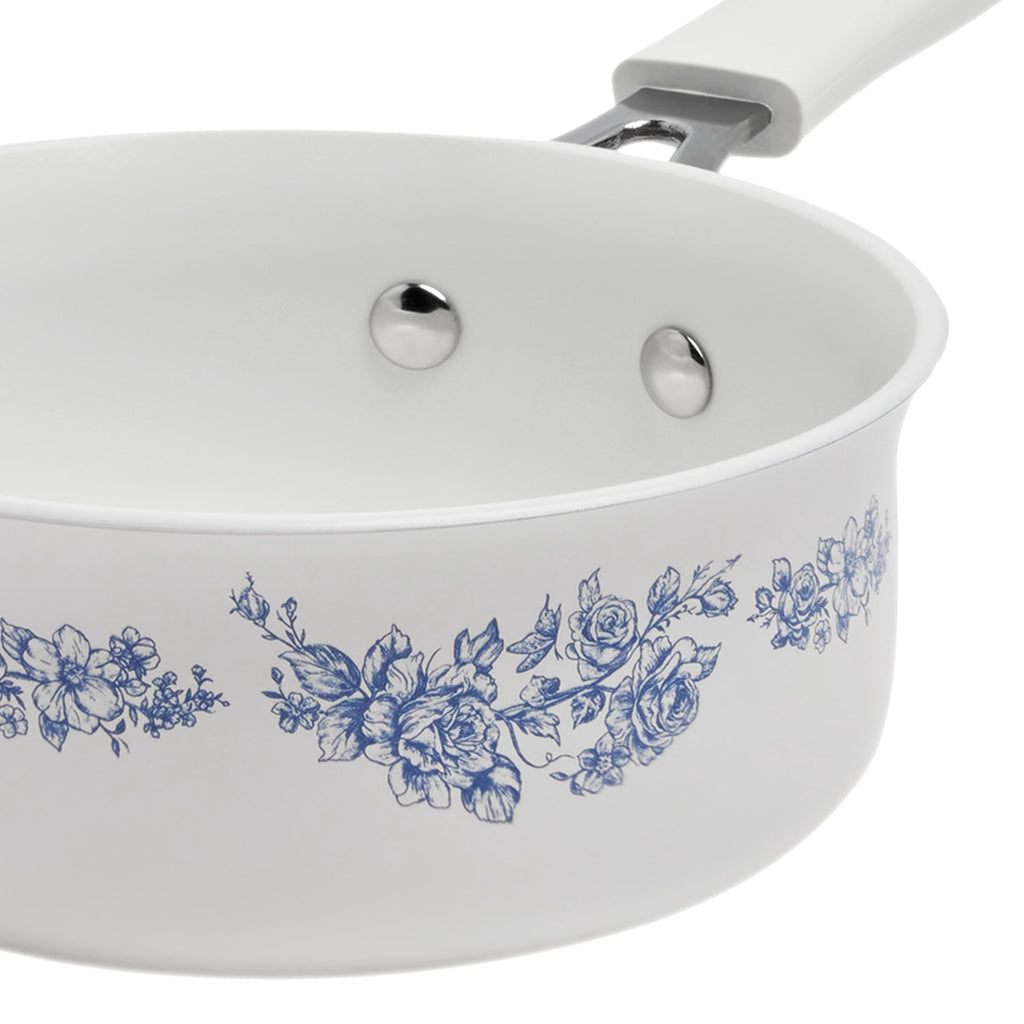 Homesteada™ 12-Piece Classic Ceramic Cookware Set, Agatha Blue
