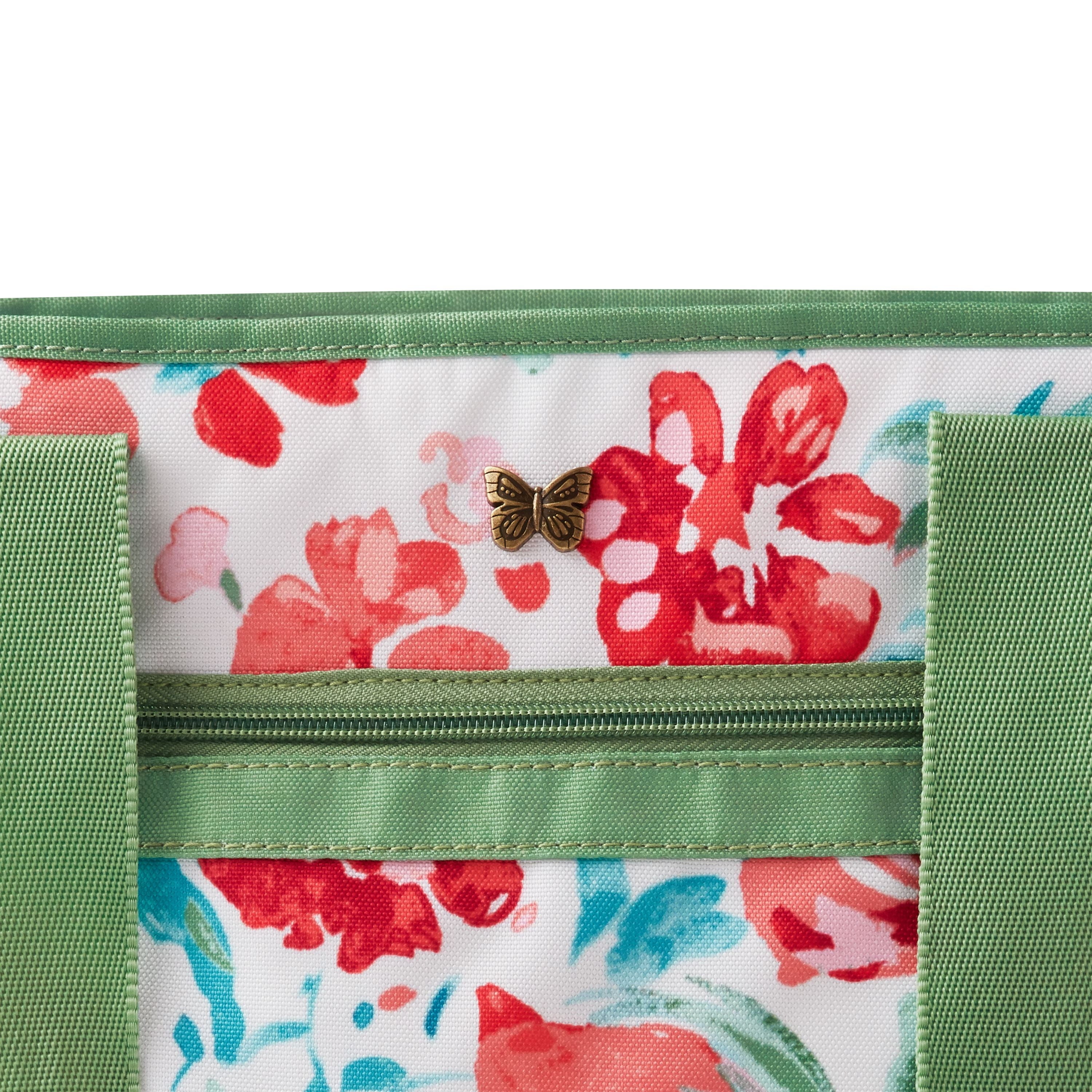 Homesteada™ Insulated Lunch Kit Set with Extra Bag and Bottle, Gorgeous Garden