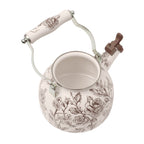 Homesteada™ 2.0-Quart Enamel on Steel Agatha Tea Kettle, Brown