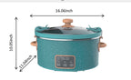 Homesteada™ Teal Speckle 6 Quart Slow Cooker