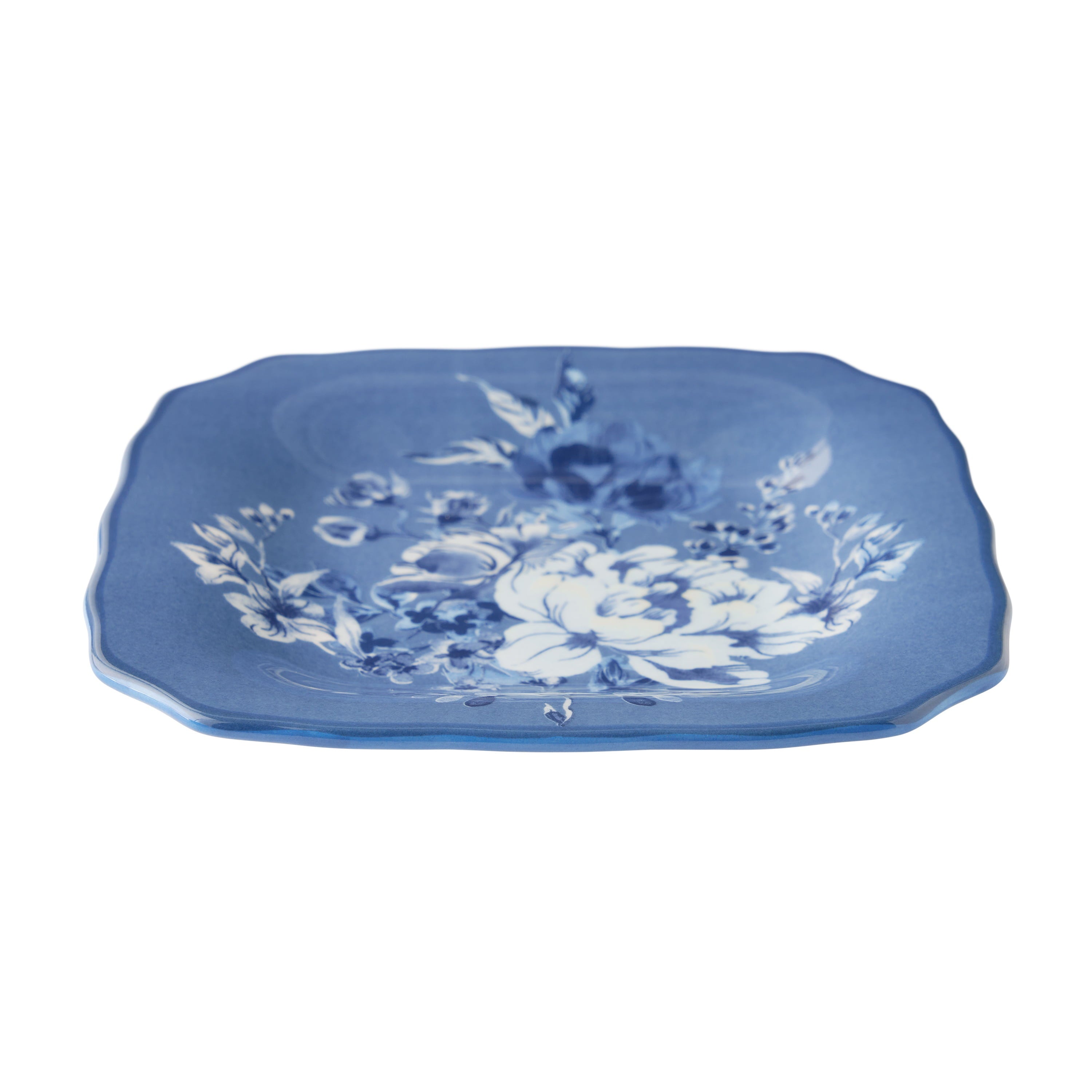 Homesteada™ Delilah Stoneware Appetizer Plates, Blue, Set of 6