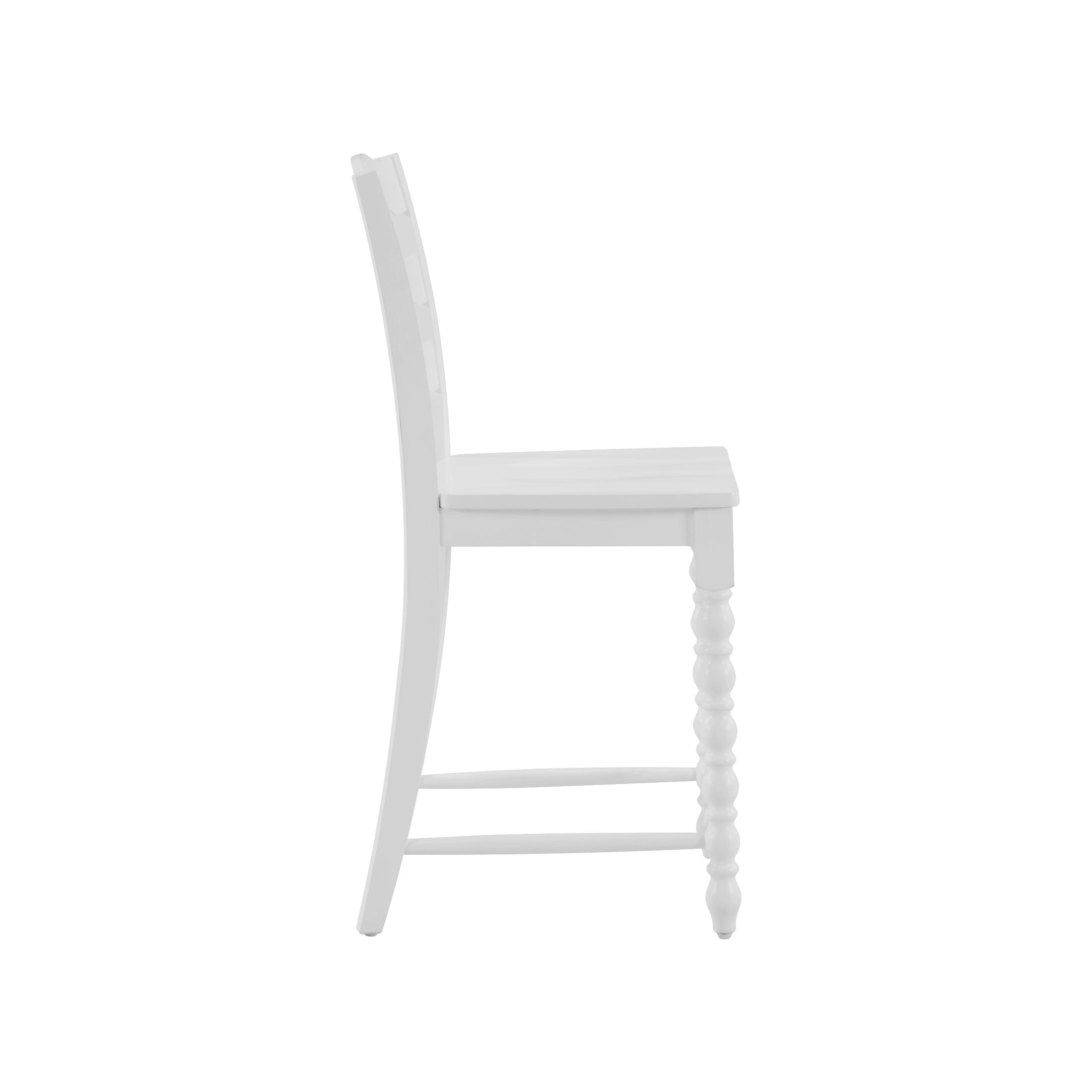 Homesteada™ Harper Counter-height Wood Stools, 2 Pack, White
