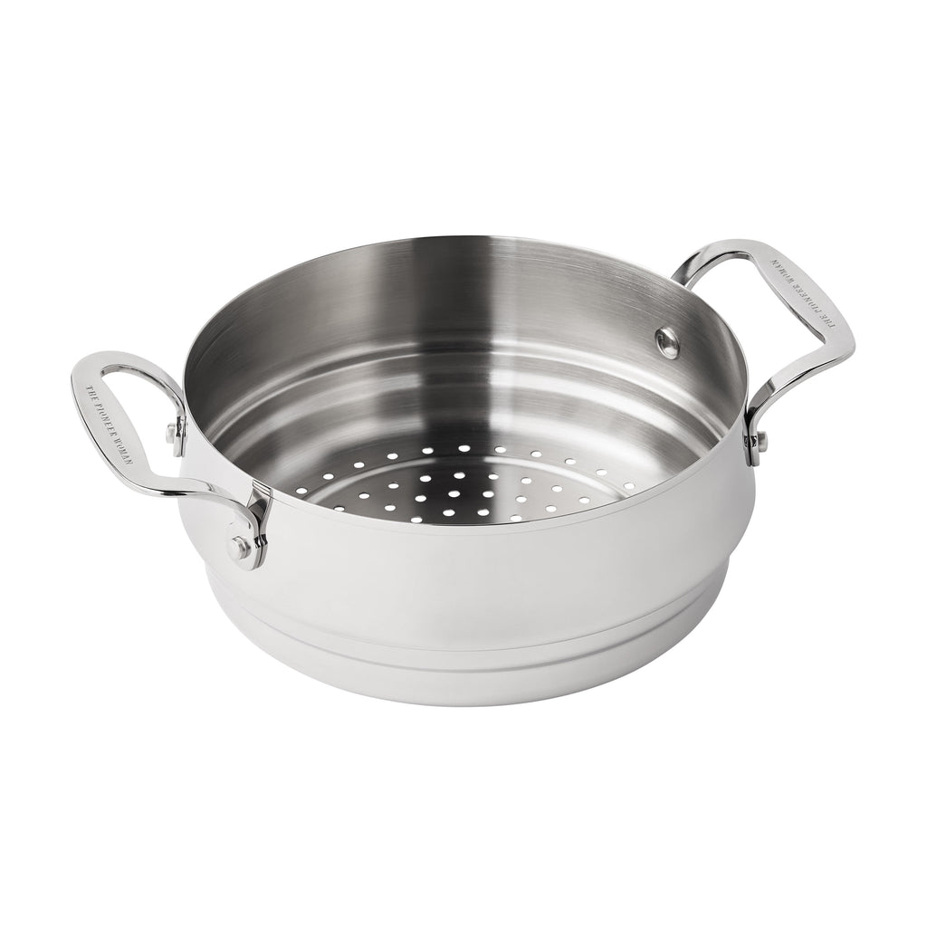 Homesteada™ Harlow 15-Piece Cookware Set, Ceramic Non-Stick Pots and Pans Set, Denim Blue