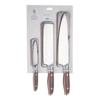 Homesteada™ 3-Piece Knife Set, Brown Speckle