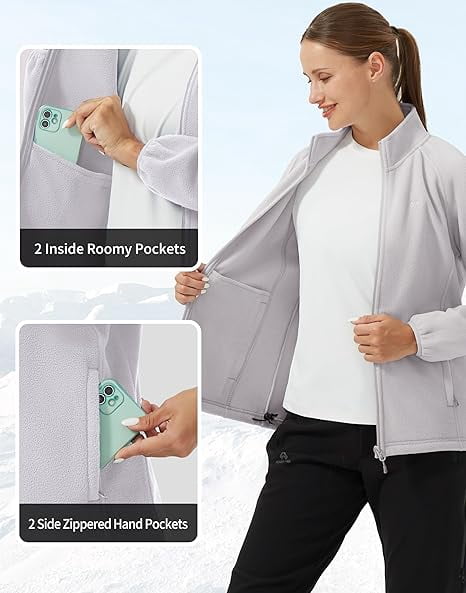 Homesteada™ Heritage Country Camp Athleisure Fleece Long Sleeve Jacket, Women's