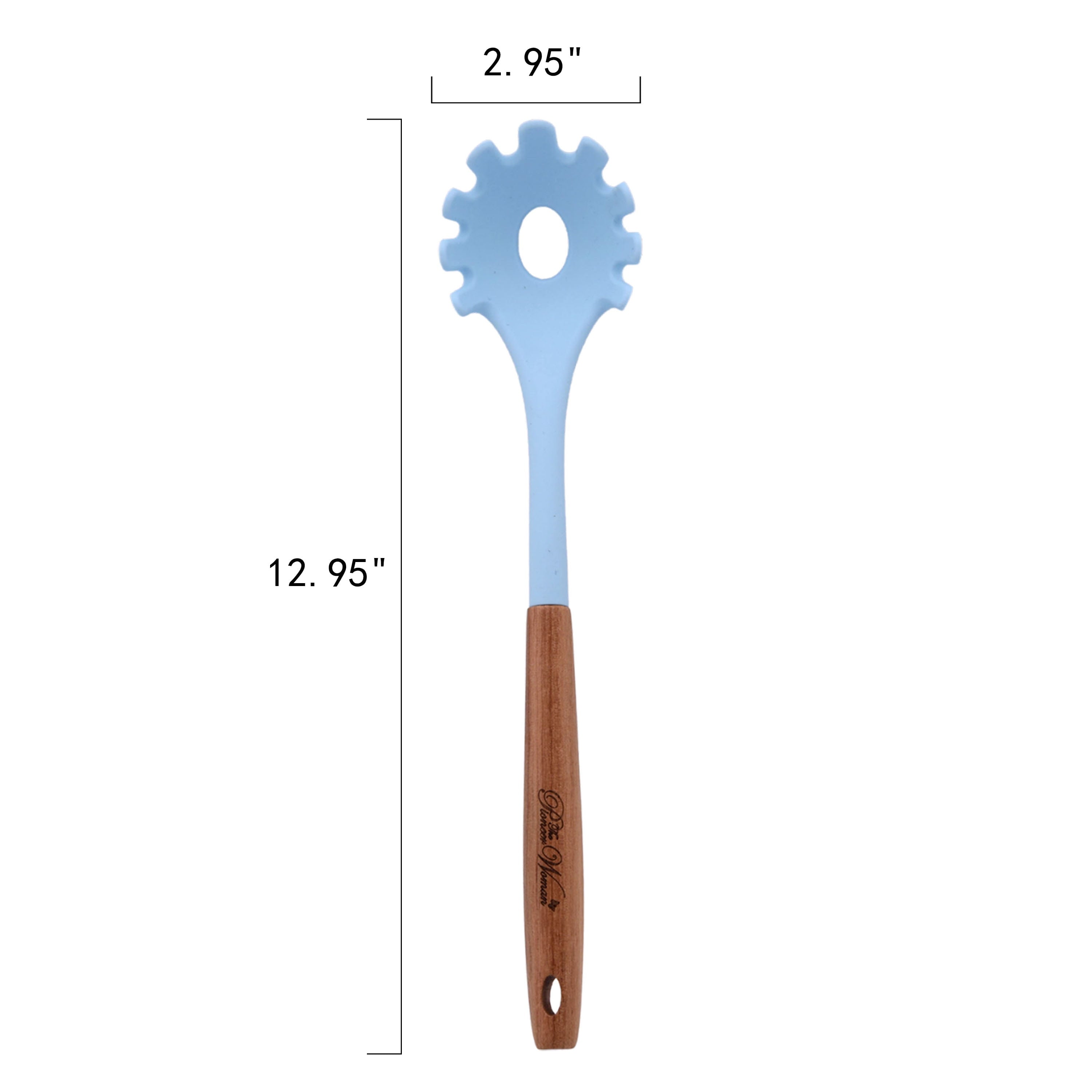Homesteada™ 10-Piece Silicone and Acacia Wood Handle Cooking Utensils Set, Blue