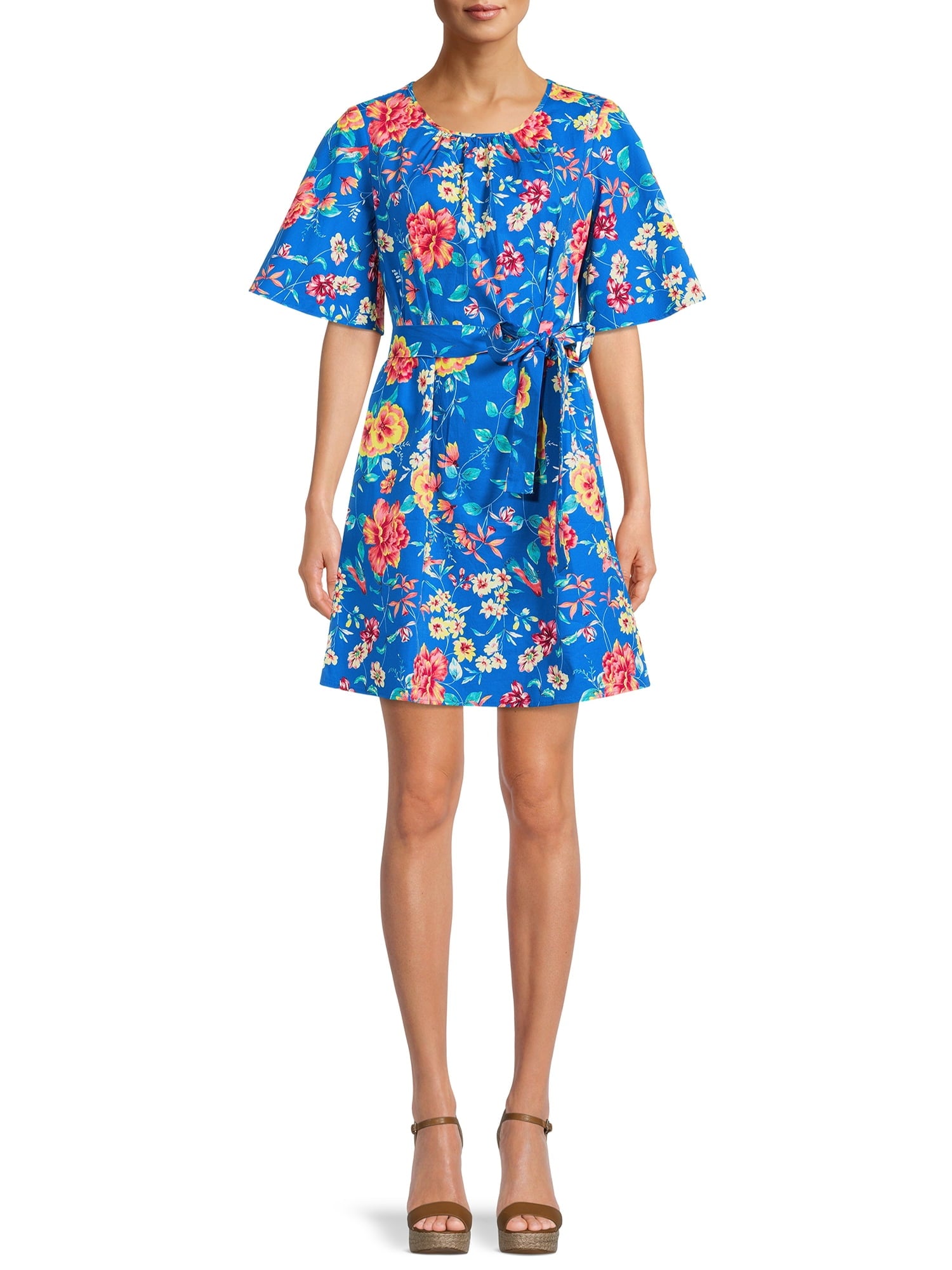 Homesteada™ Scoop Neck Bell Sleeve Dress, Women’s