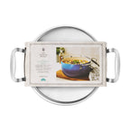 Homesteada™ Harlow 7.5 Qt Ceramic Non-Stick Stock Pot with Lid, Denim Blue