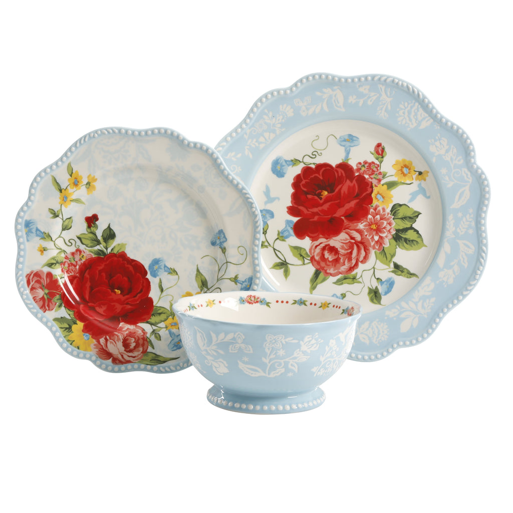 Homesteada™ Sweet Rose 12-Piece Dinnerware Set