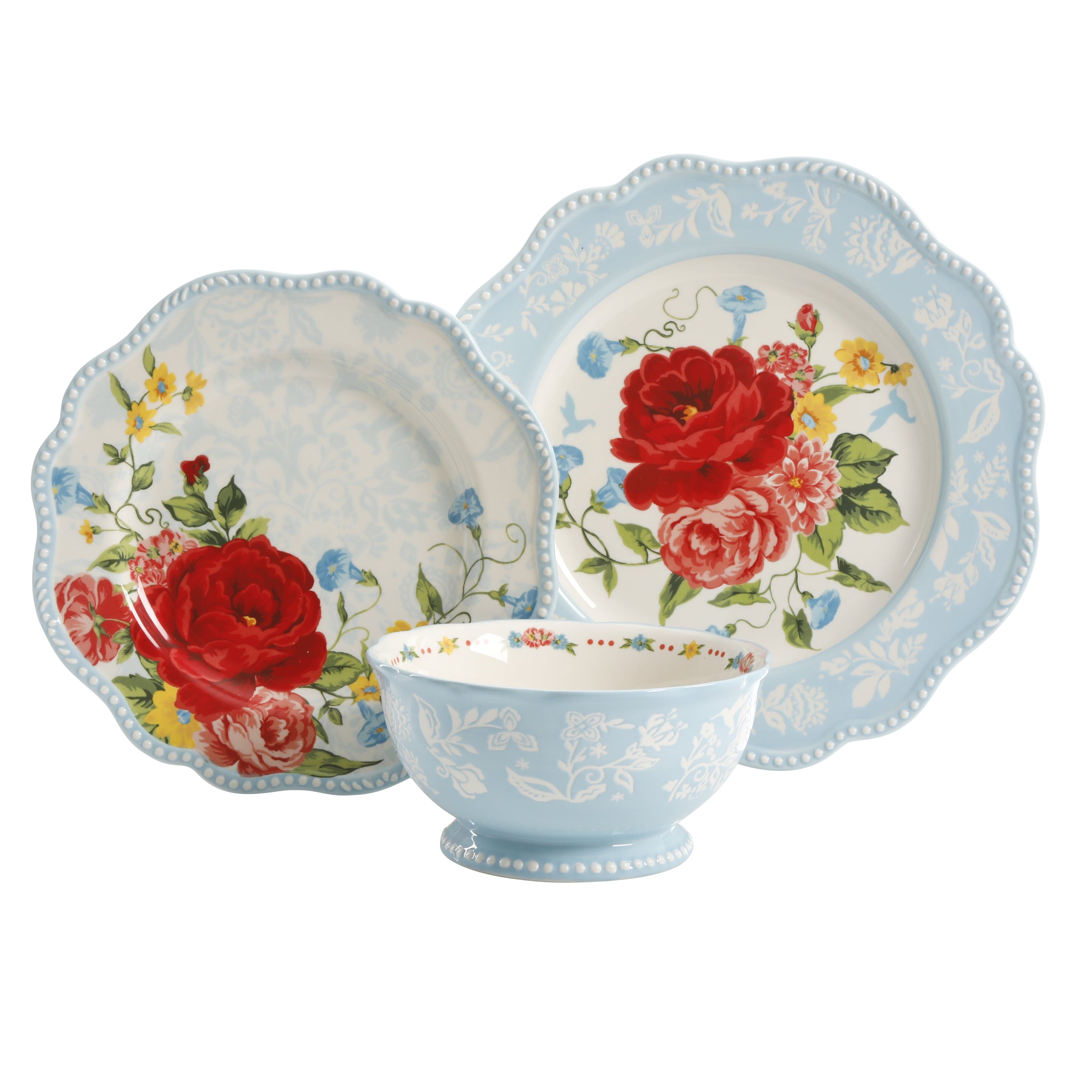 Homesteada™ Sweet Rose 12-Piece Dinnerware Set