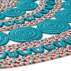 Homesteada™ Braided Floral Round Rug, 48"