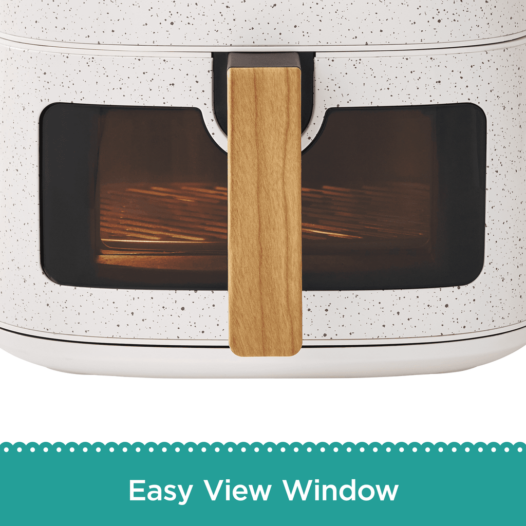 Homesteada™ 5.8 Qt Air Fryer, Linen Speckle - Energy Efficient