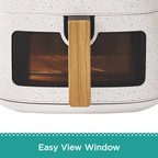 Homesteada™ 5.8 Qt Air Fryer, Linen Speckle - Energy Efficient