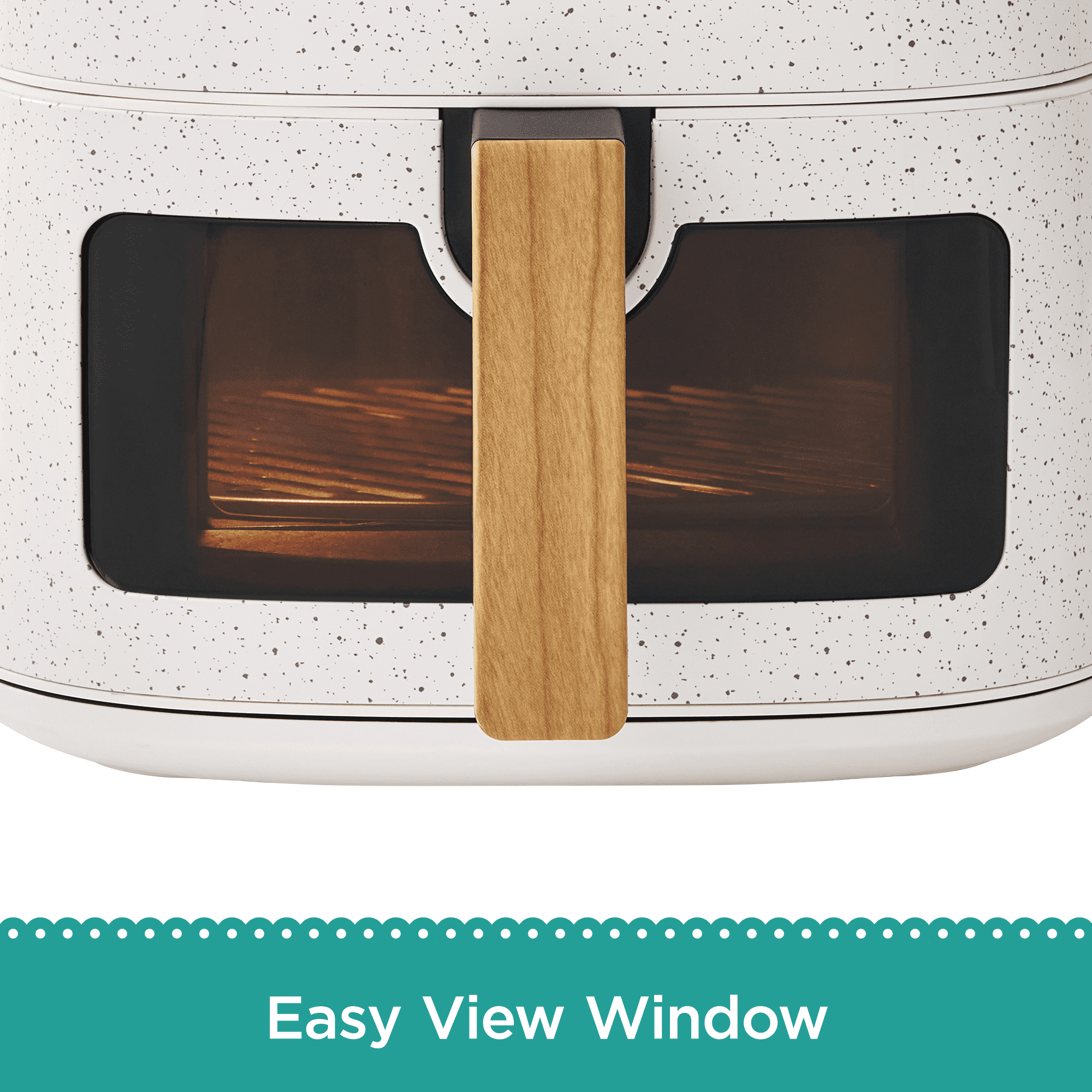 Homesteada™ 5.8 Qt Air Fryer, Linen Speckle - Energy Efficient