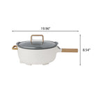 Homesteada™ Electric Skillet with Detachable Handle