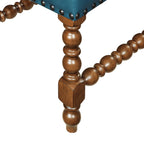 Homesteada™ Harper Faux Leather Dining Chairs, Turquoise, Set of 2