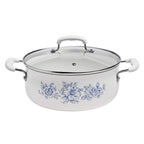 Homesteada™ 12-Piece Classic Ceramic Cookware Set, Agatha Blue