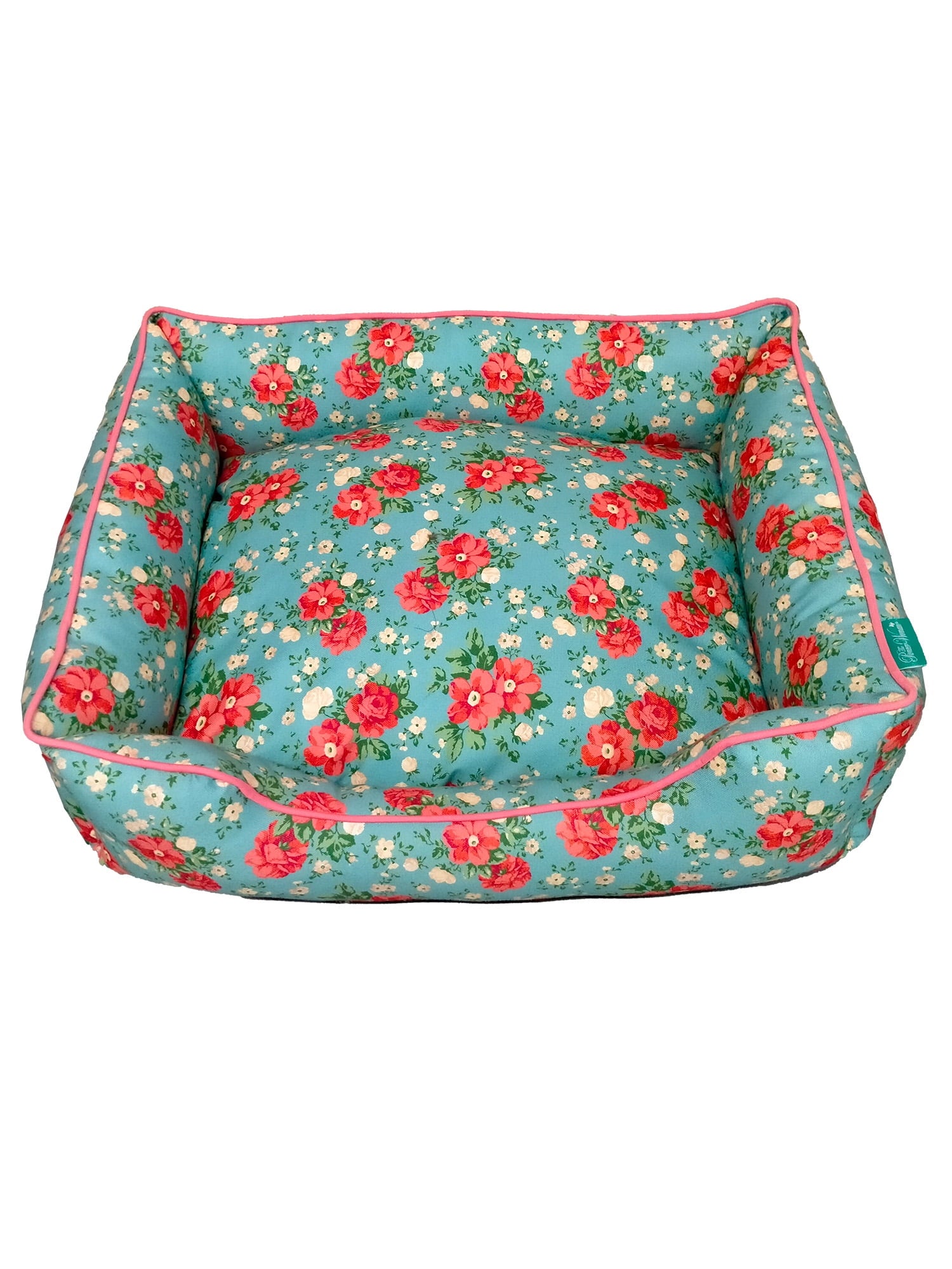 Homesteada™ Pet Bed, Vintage Floral Small 20" x 17"