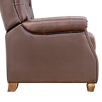 Homesteada™ Harper Leather Recliner with Whiskey Upholstery