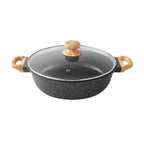 Homesteada™ Prairie Signature 14-Piece Cast Aluminum Cookware Set, Charcoal