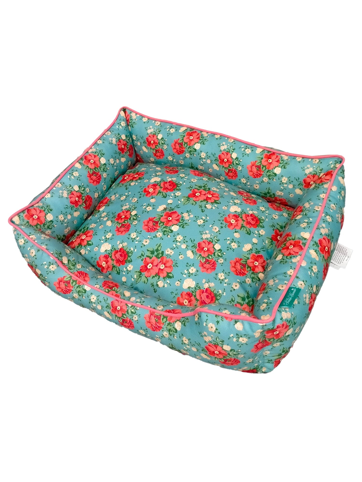 Homesteada™ Pet Bed, Vintage Floral Small 20" x 17"