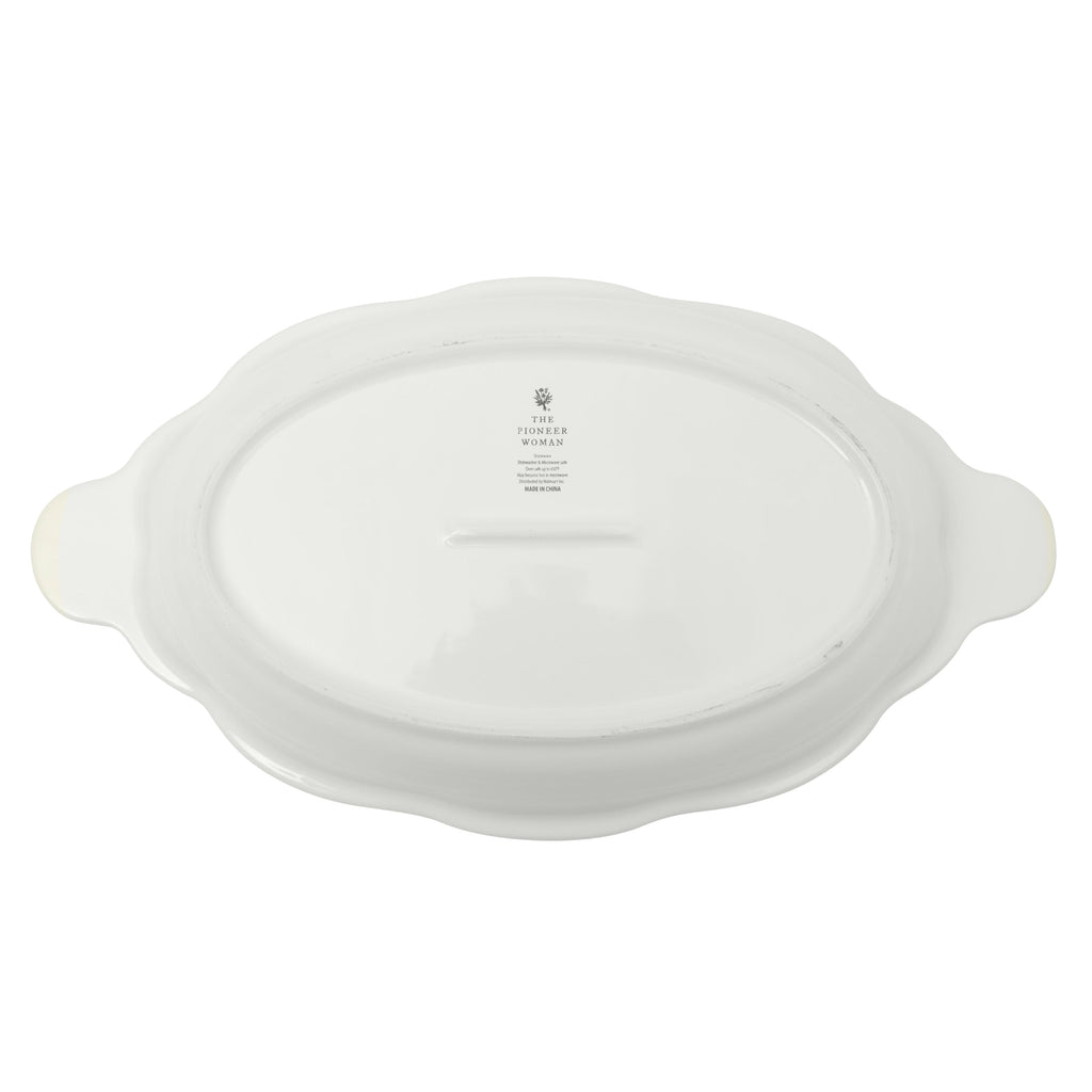 Homesteada™ 3-Quart Oval Pumpkin Stoneware Baker with Lid, Linen