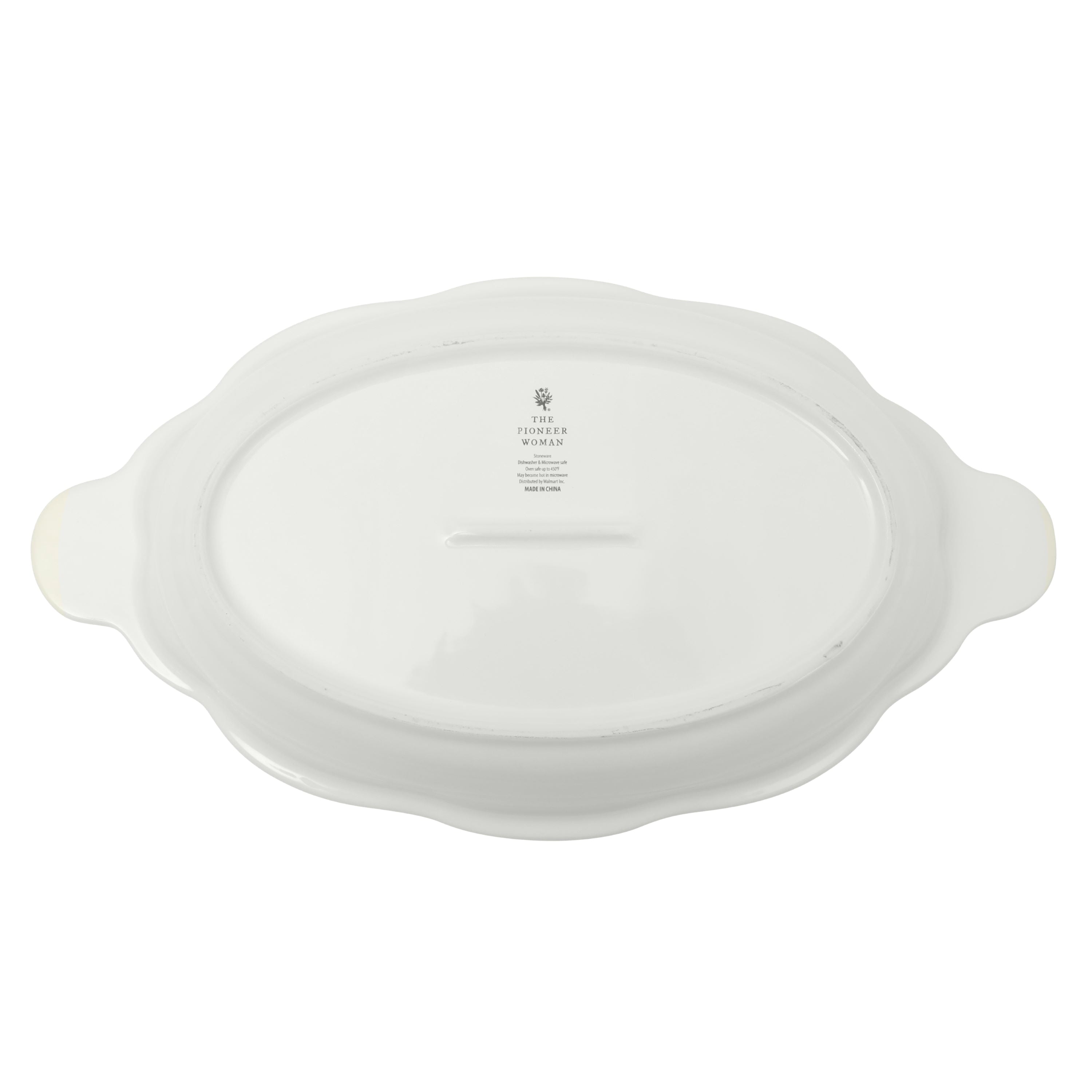 Homesteada™ 3-Quart Oval Pumpkin Stoneware Baker with Lid, Linen