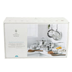 Homesteada™ 14-Piece Stainless Steel Cookware Set, Cooking Pots and Pans Set with Kitchen Utensils