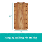 Homesteada™ 26-inch x 14-inch Wood Rolling Pin Rack