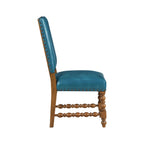Homesteada™ Harper Faux Leather Dining Chairs, Turquoise, Set of 2