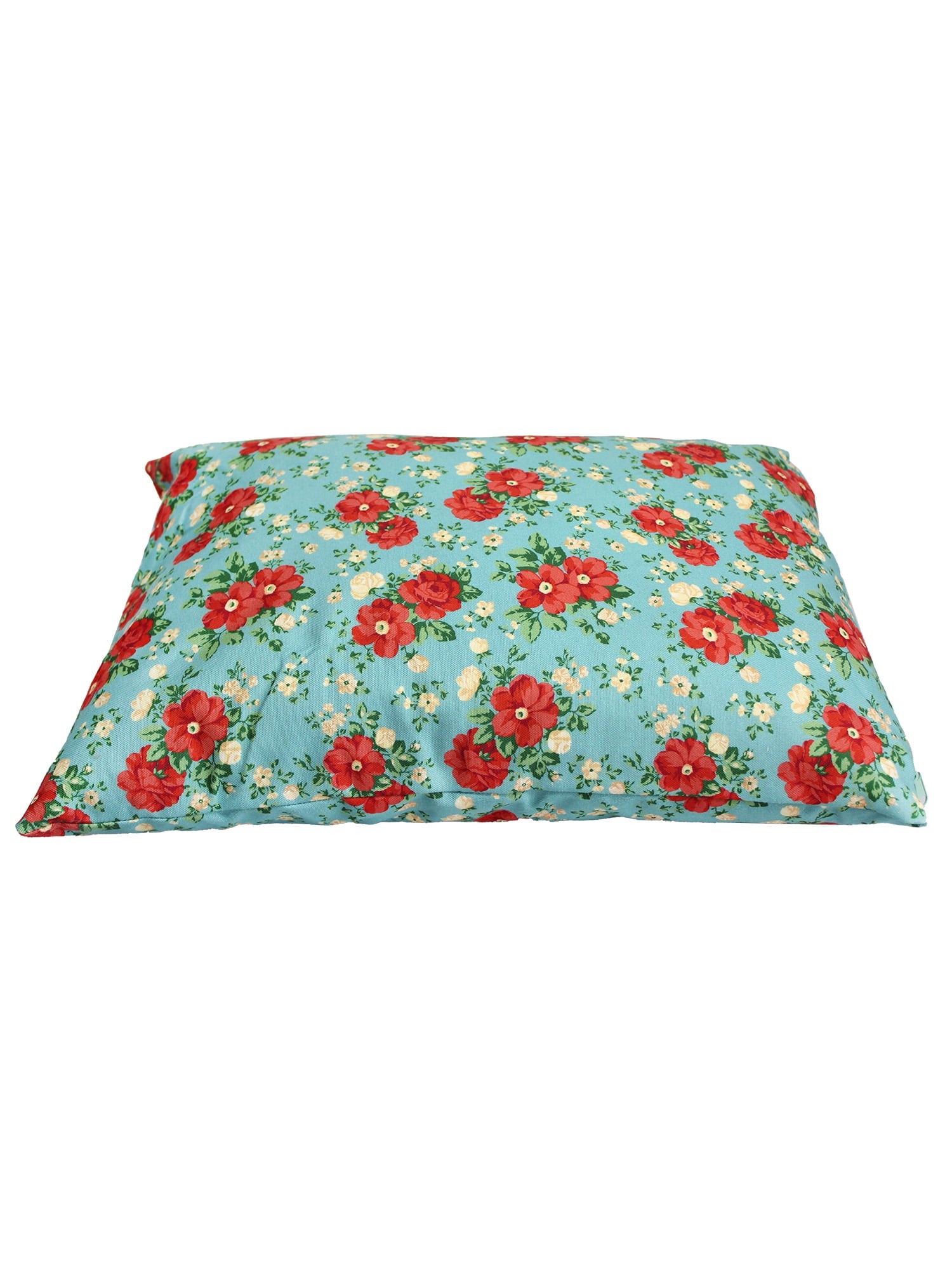 Homesteada™ Vintage Floral Medium Pet Bed, Multi-Color, 25" x 21"