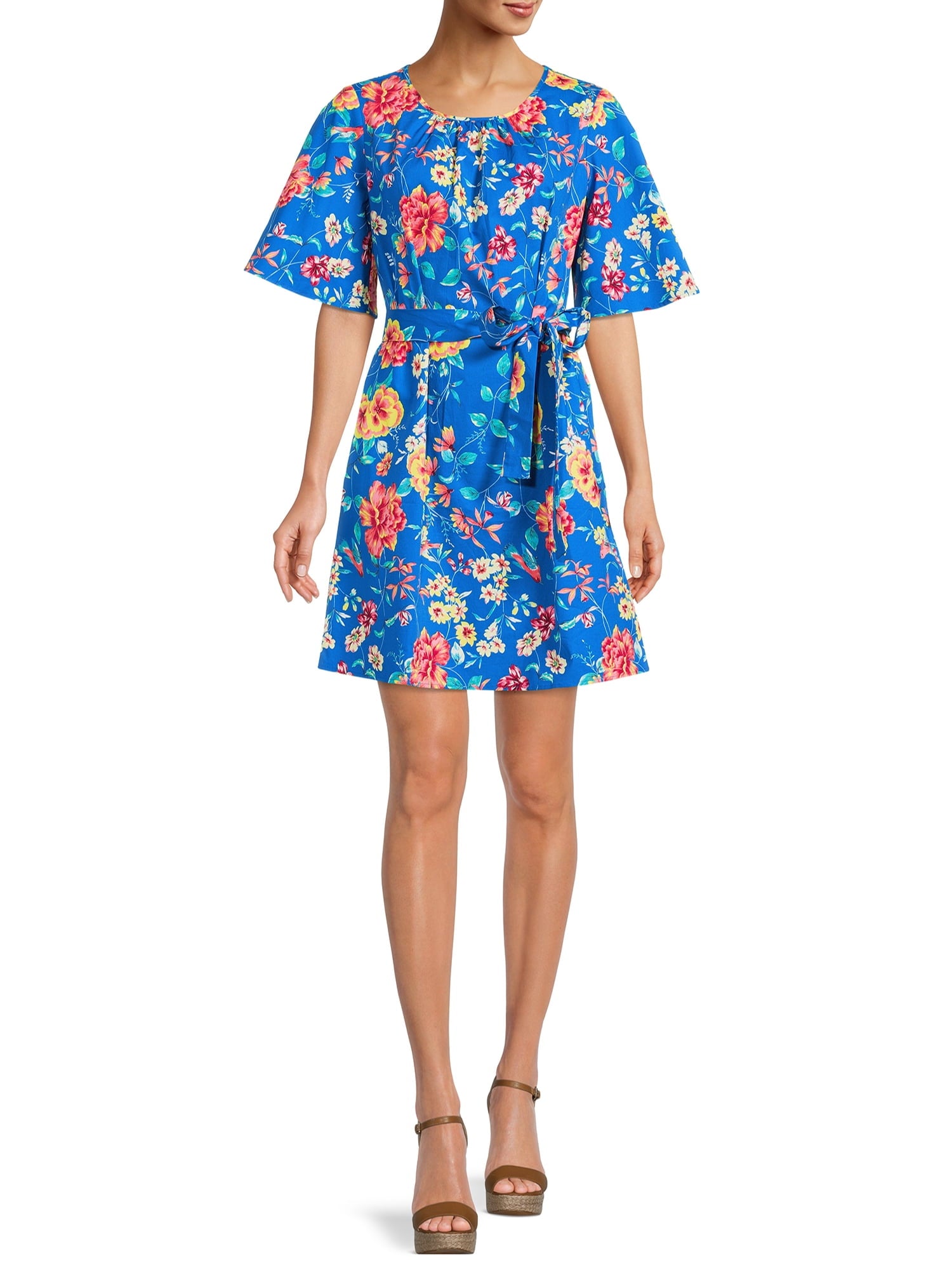 Homesteada™ Scoop Neck Bell Sleeve Dress, Women’s