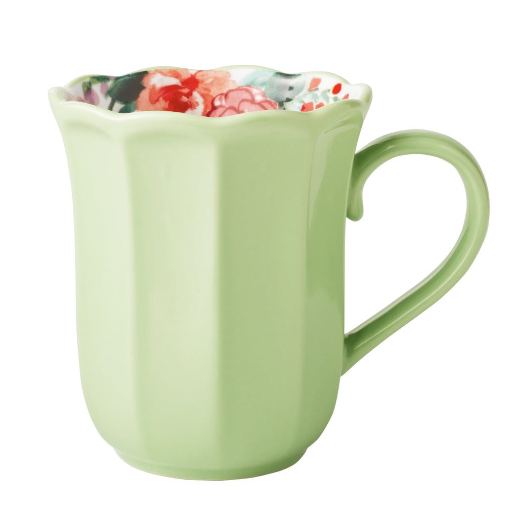 Homesteada™ Painted Meadow 16-Ounce Ceramic Mugs, Set of 4