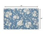 Homesteada™ Elmbrook Wildflower Cloudwalk Anti-Fatigue Comfort Mat, Blue, 20" x 32"